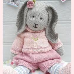 Primrose Rabbit/ Bunny/Toy Knitting Pattern/ Pdf/ Email Pattern